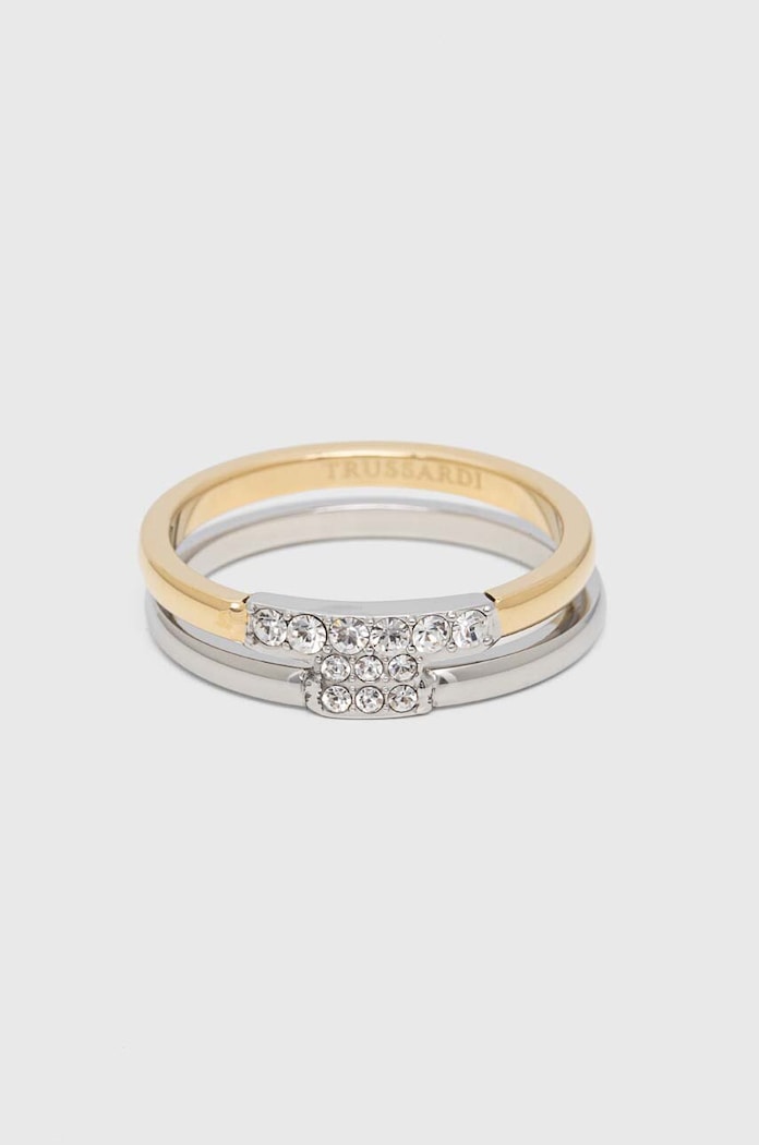 Prsten Trussardi Gift Box zlatna TJAXC410