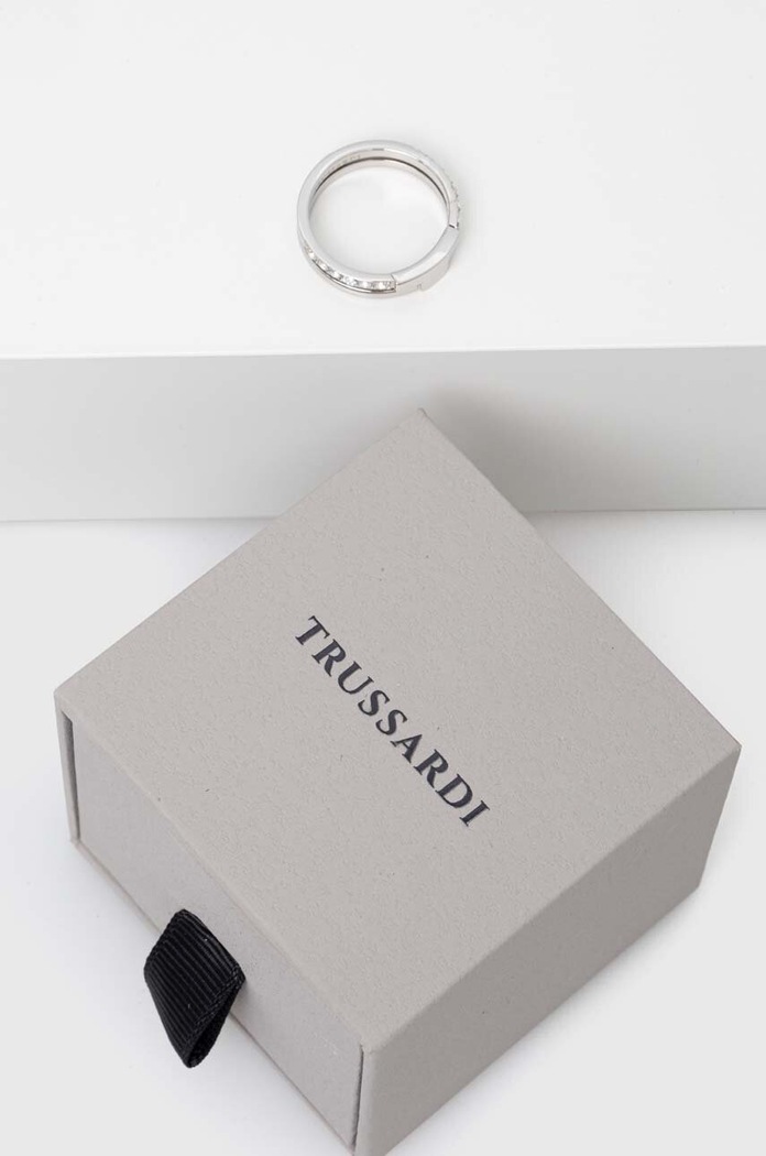 Prsteň Trussardi TJAXC420 strieborná AA00