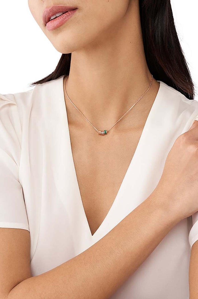 Akcesoria Emporio Armani naszyjnik ze srebra pokrytego złotem EG3577221 złoty