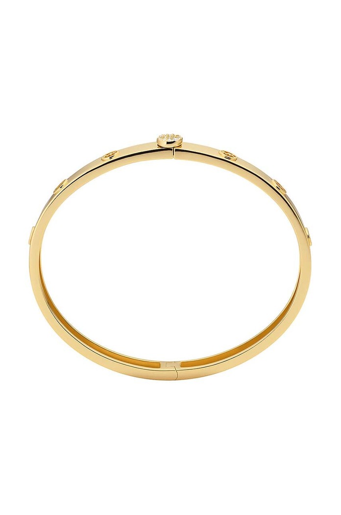 Michael Kors bransoletka ze srebra pokrytego złotem MKC1548AN710 złoty AA00