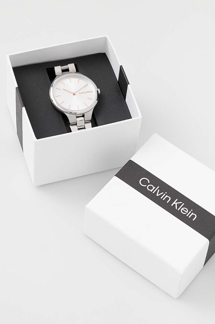 Akcesoria Calvin Klein zegarek 25200128 srebrny