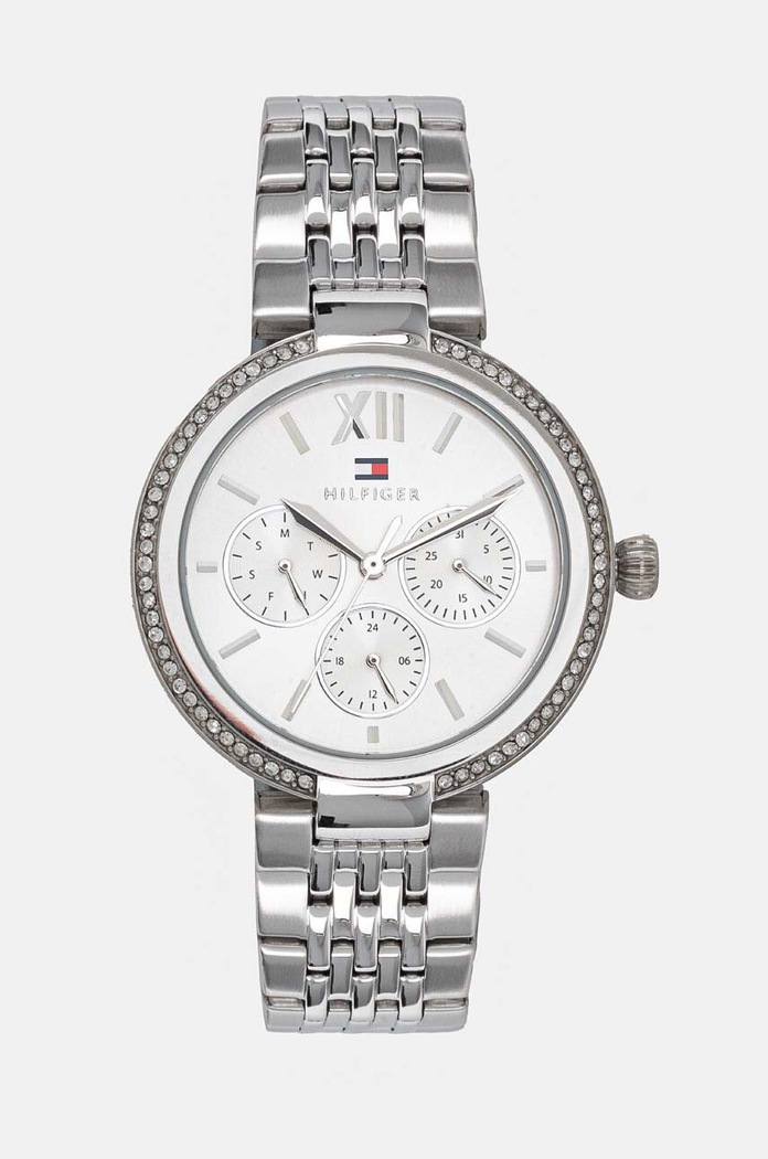 Hodinky Tommy Hilfiger stříbrná 1782695