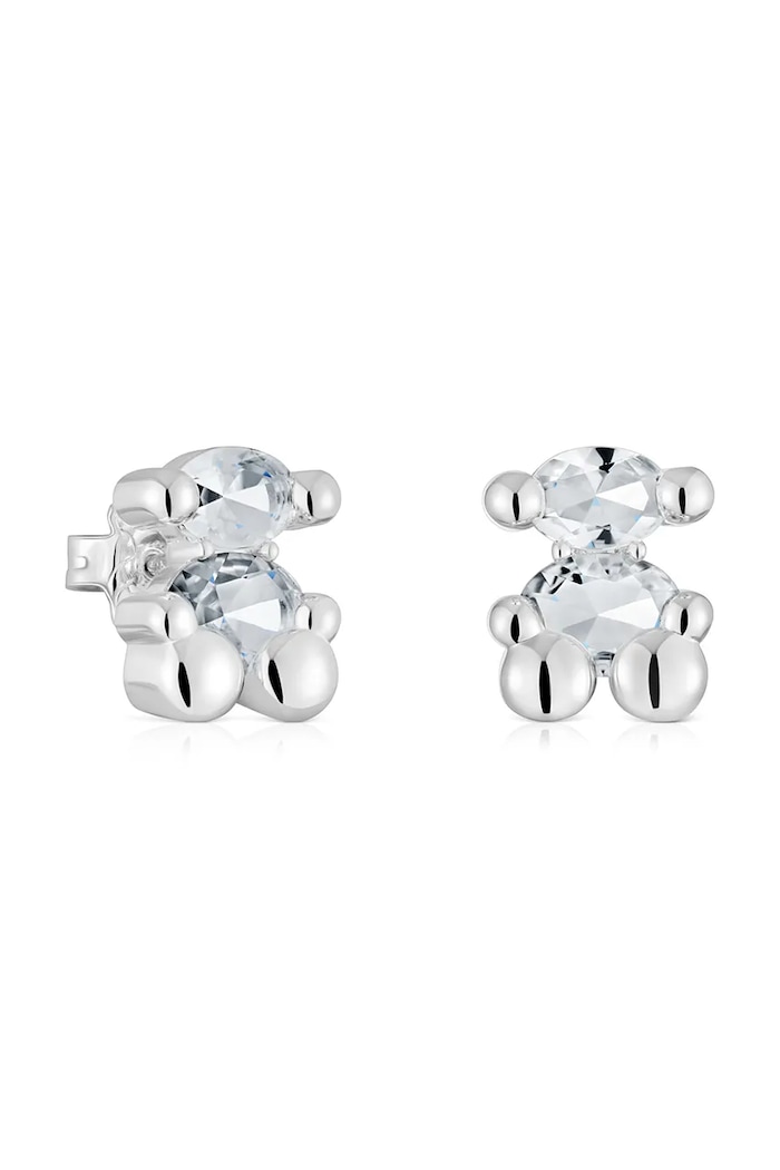 Tous kolczyki srebrne Bold Bear Gem srebro srebrny 1004226300