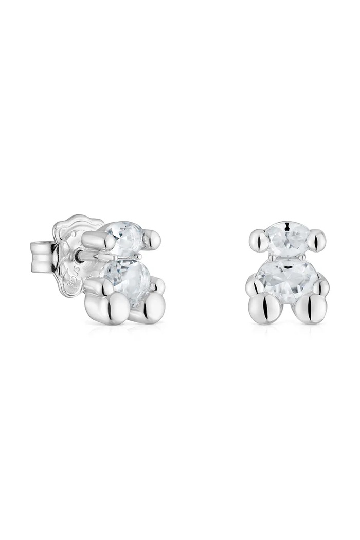 Ασημένια σκουλαρίκια Tous Bold Bear Gem ασήμι ασημί 1004228300