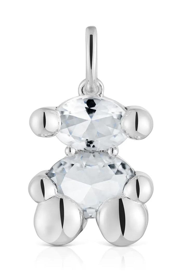 Strieborný prívesok Tous Bold Bear Gem prírodný kameň strieborná 1004224800