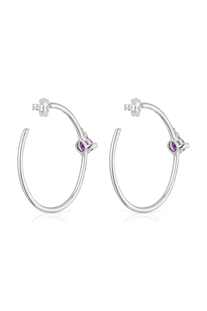 Accesorii Tous Cercei de argint Color Lab 1004248900 argintiu
