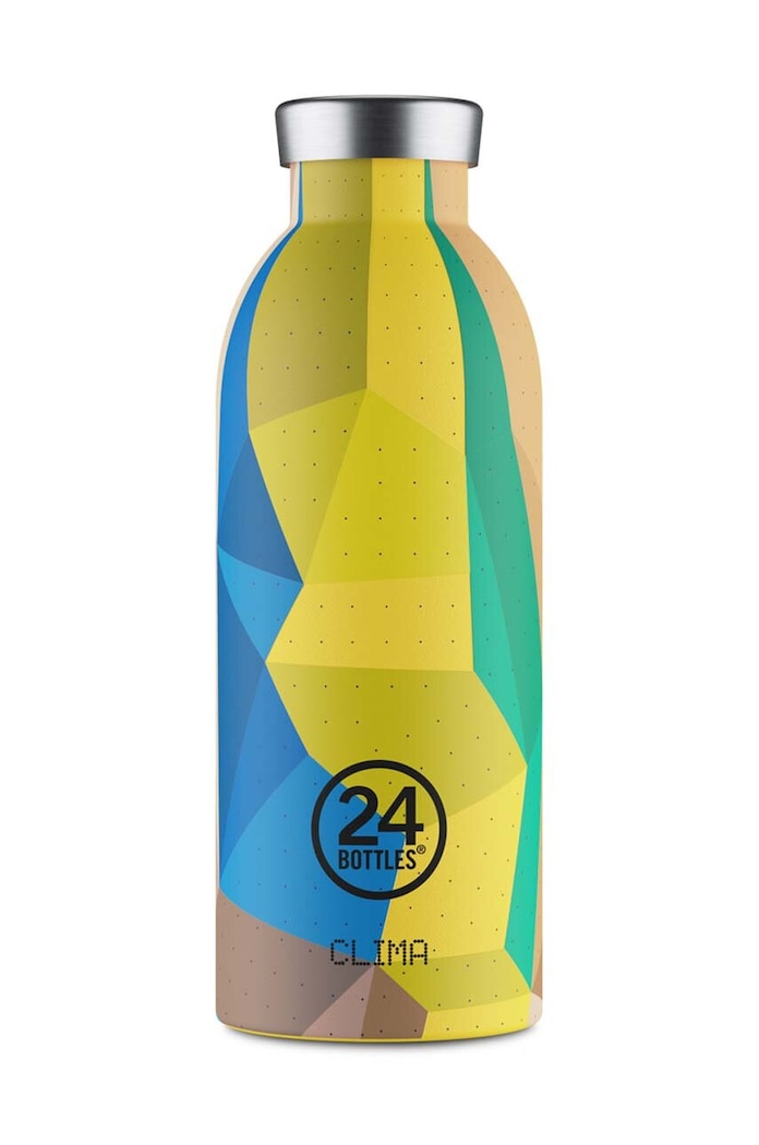 Θερμός 24bottles Clima Bottle 500ml Yellow Vertigo πολύχρωμο Clima.050.Yellow.Vertig