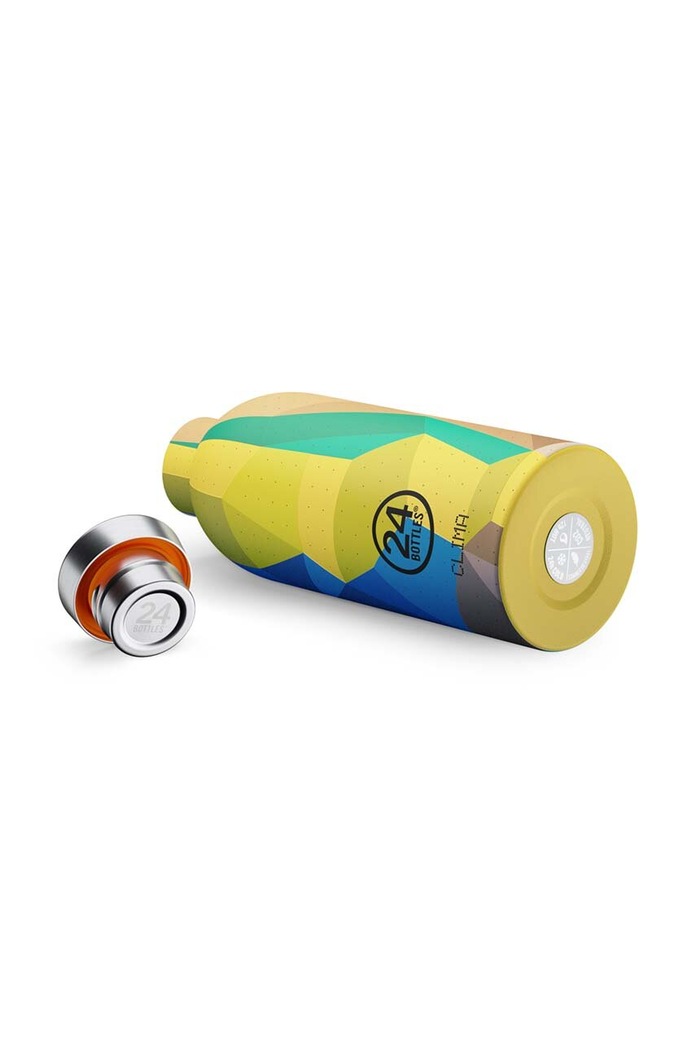 Θερμός 24bottles Clima Bottle 500ml Yellow Vertigo πολύχρωμο Clima.050.Yellow.Vertig
