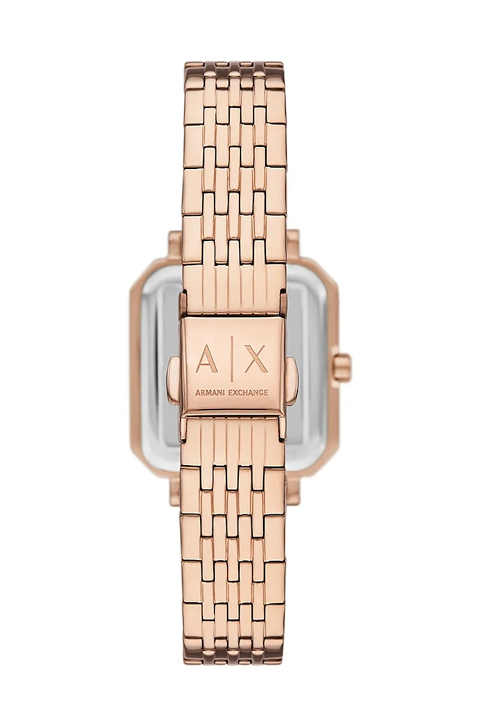 Hodinky a náramok Armani Exchange zlatá AX7164SET