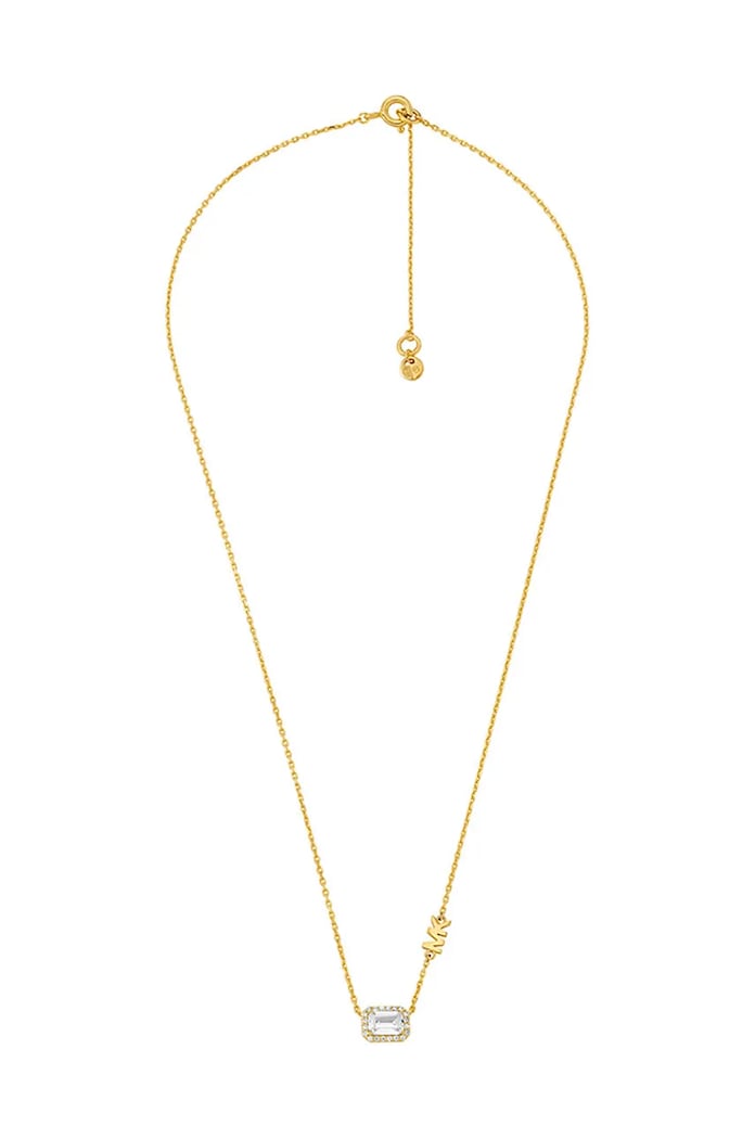 Náhrdelník a náušnice z pozláteného striebra Michael Kors MKC1759CZSET zlatá AA00