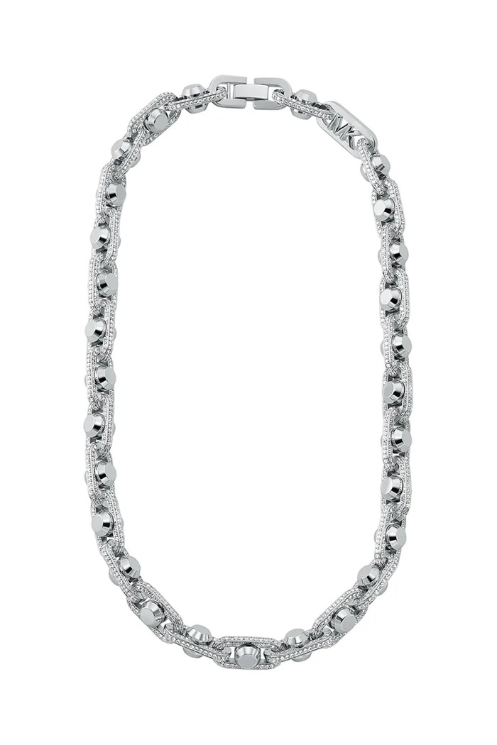 Michael Kors naszyjnik Pavé Astor srebrny MKJ8402CZ040
