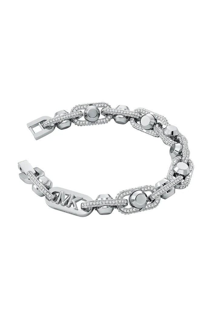 Zapestnica Michael Kors Pavé Astor MKJ8403CZ040 srebrna AA00
