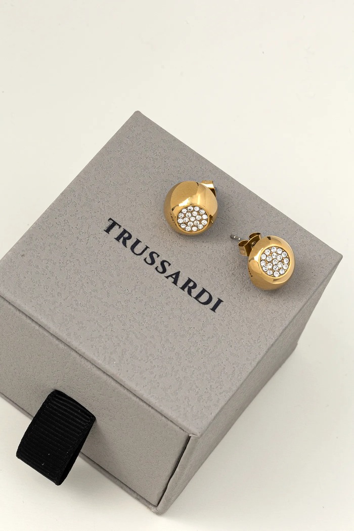 Trussardi kolczyki TJAXC99 złoty AA00
