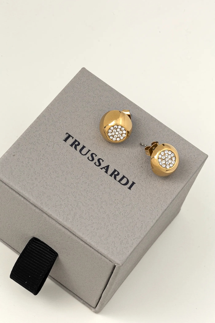 Trussardi kolczyki TJAXC99 złoty AA00