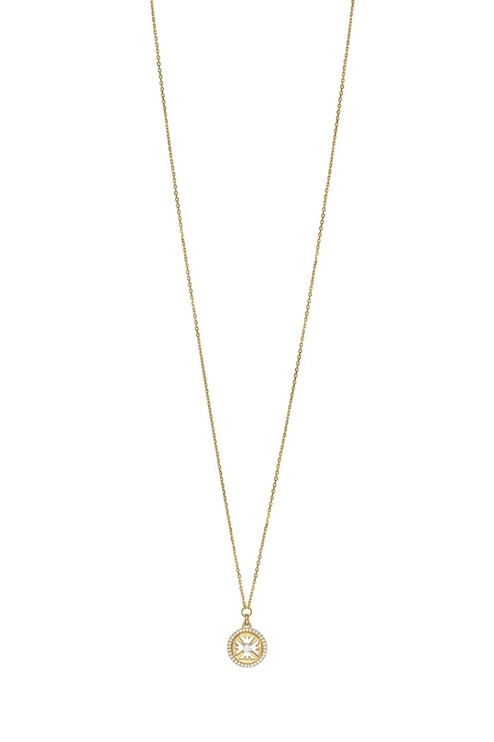 Emporio Armani naszyjnik srebrny EG3595710 złoty AA00