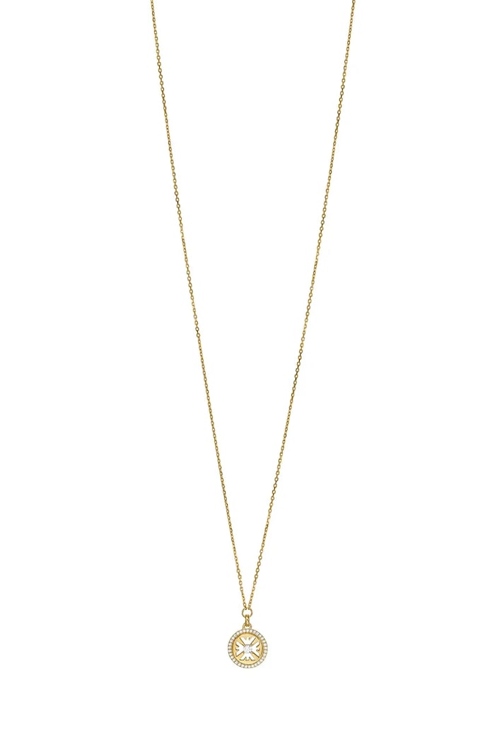 Emporio Armani naszyjnik srebrny EG3595710 złoty AA00