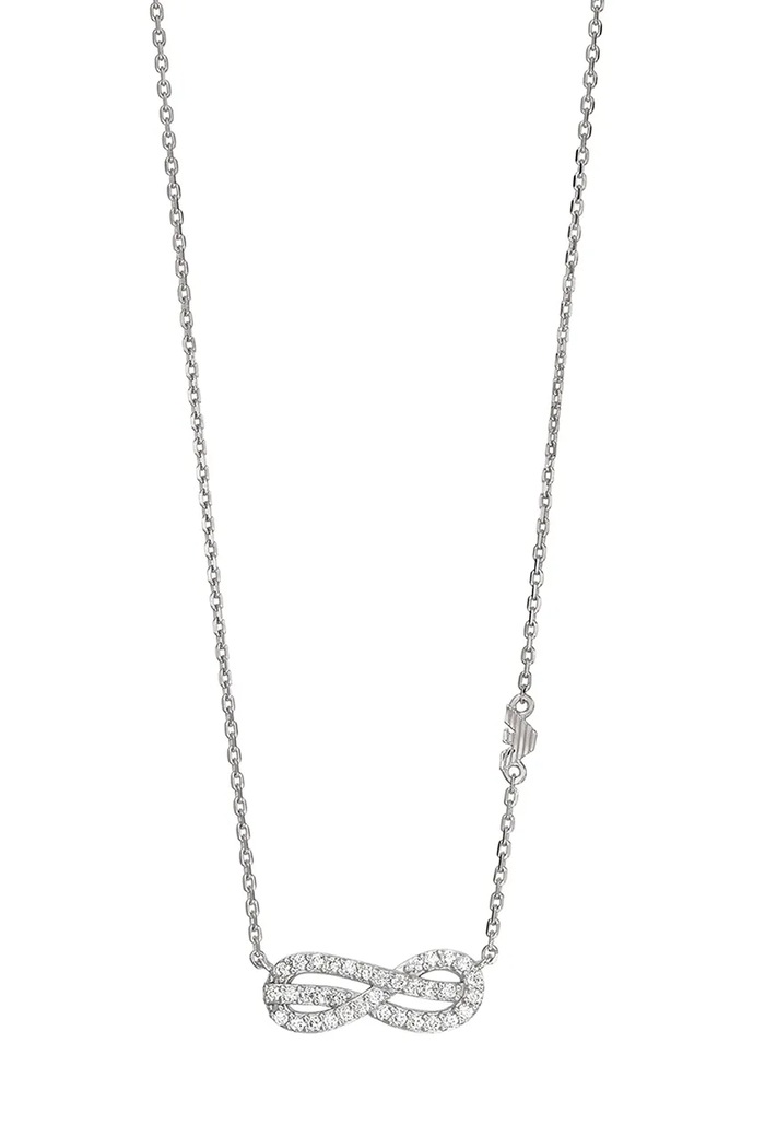 Emporio Armani Náhrdelník Emporio Armani Station strieborná EG3597040
