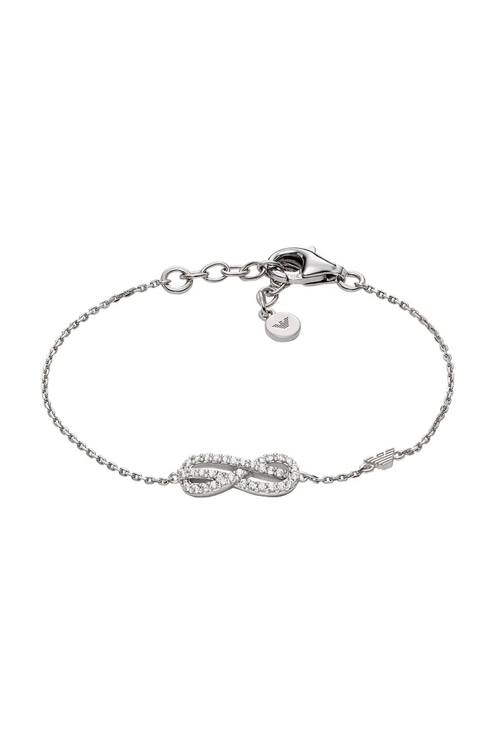 Srebrna narukvica Emporio Armani srebro srebrna EG3598040