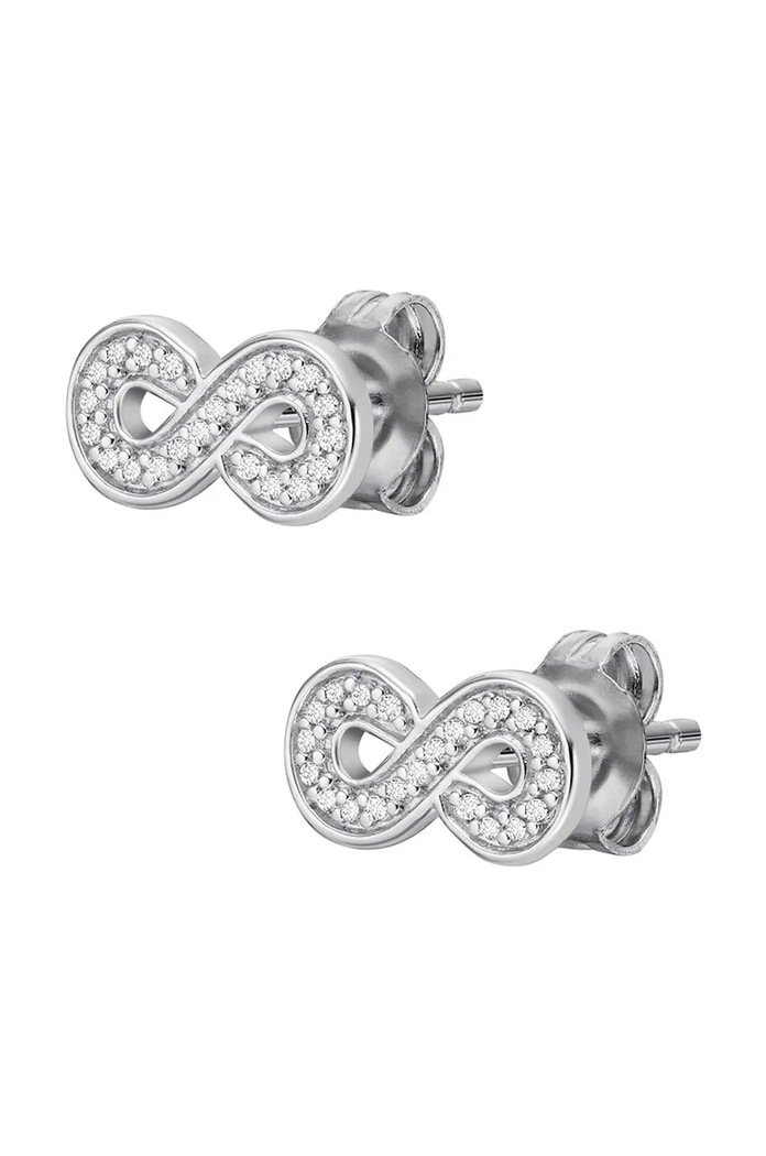 Accesorii Fossil cercei de argint JFS00634040 argintiu