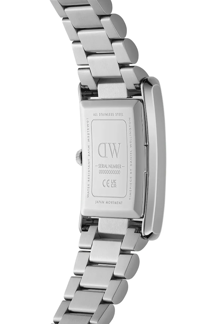 Accesorii Daniel Wellington ceas Bound 3-Link Silver 22 DW00100700 argintiu