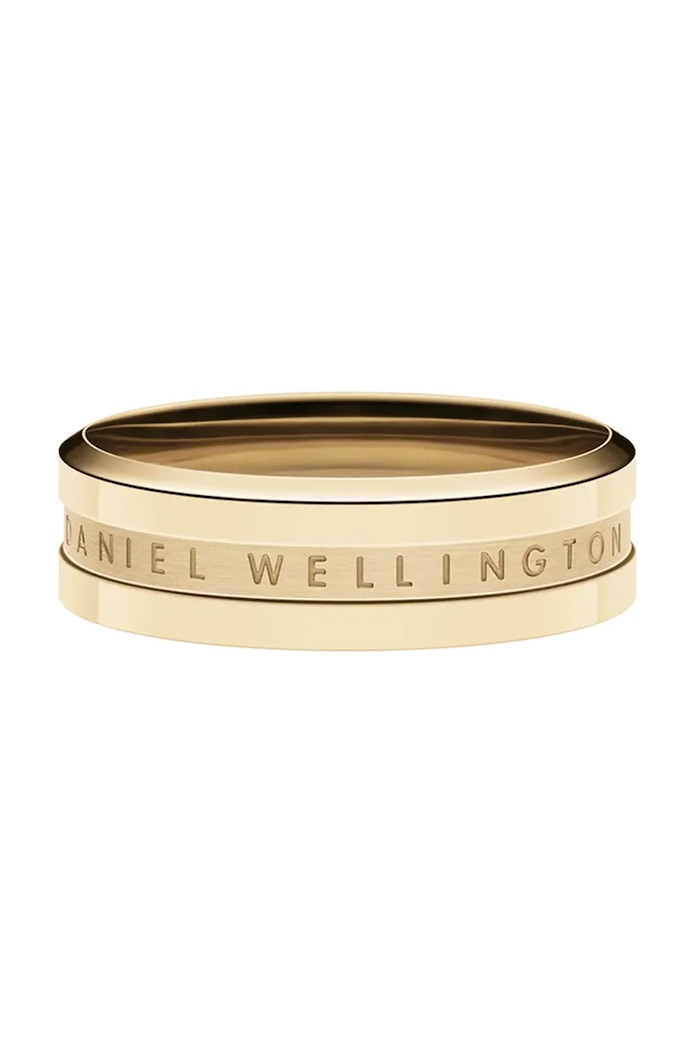 Accesorii Daniel Wellington Inel placat cu aur DW00400518 aur