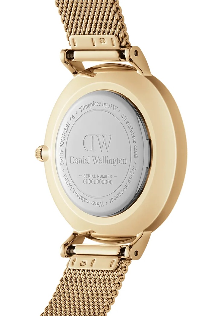 Doplnky Hodinky Daniel Wellington DW00100346 zlatá