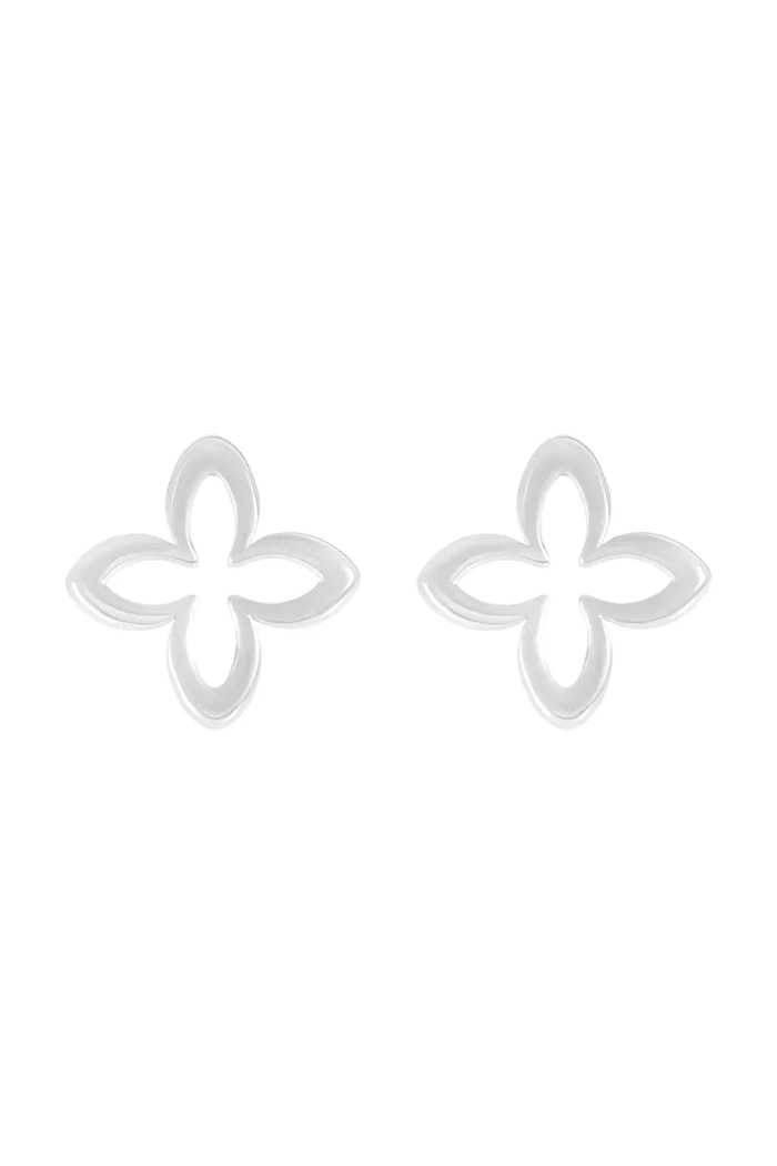 Postriebrené náušnice Lilou strieborná 233/10/KOL/AZU/SR