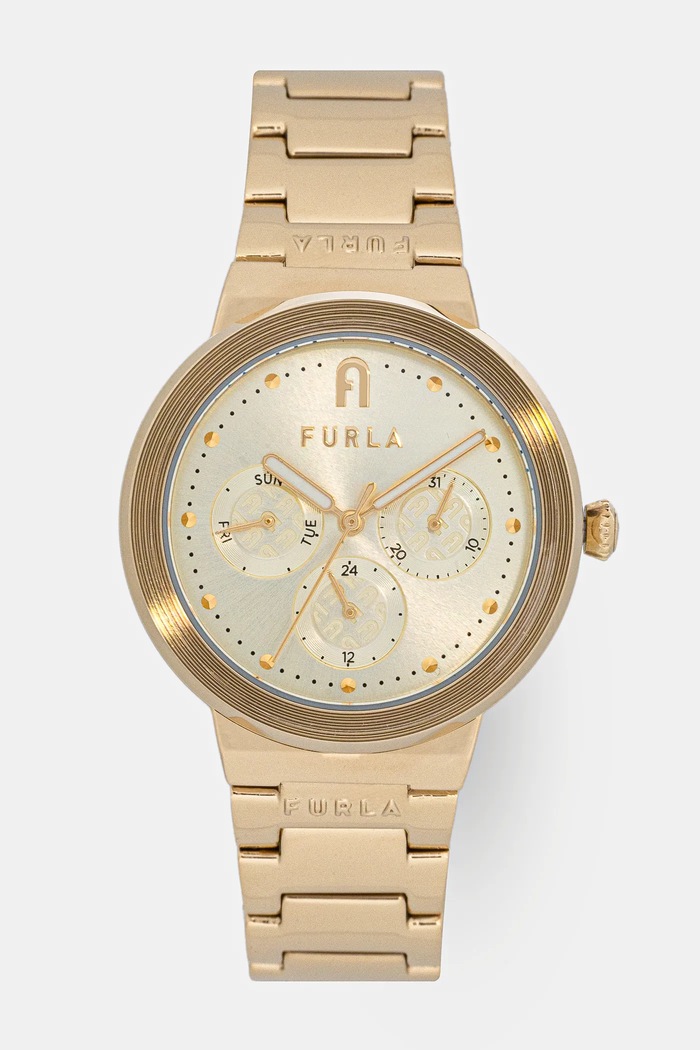 Furla zegarek złoty WW00040006L2