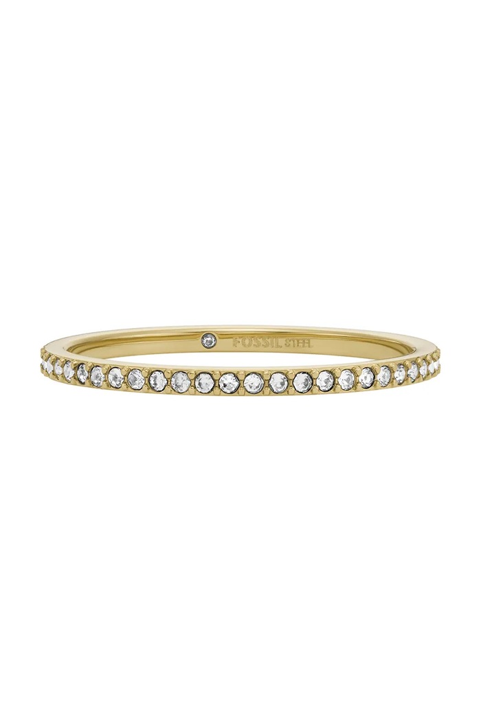 Prsteň Fossil Ellis Pavé Glitz ostatné zlatá JF04686710