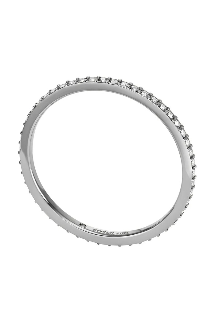 Prsteň Fossil Ellis Pavé Glitz JF04687040 strieborná AA00