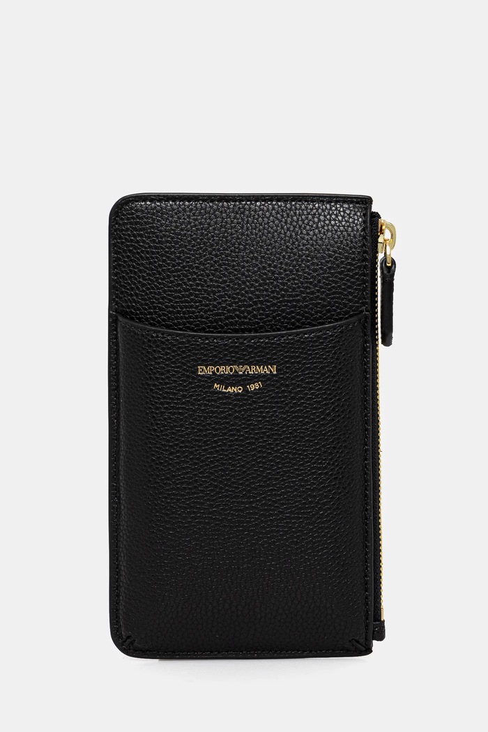 Peněženka Emporio Armani imitace kůže černá EW000543.AF11953.NOS