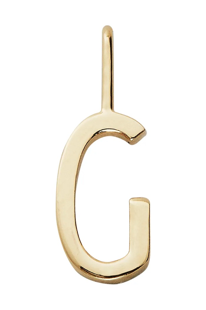 Privjesak od pozlaćenog srebra Design Letters srebro zlatna 90201547G