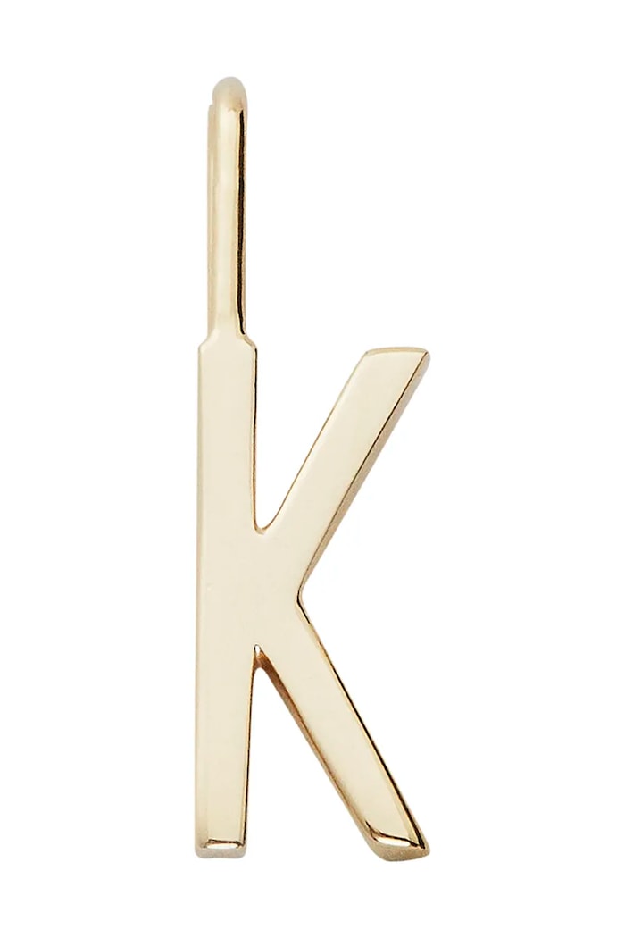 Pozlacený stříbrný přívěsek Design Letters stříbro zlatá 90201547K