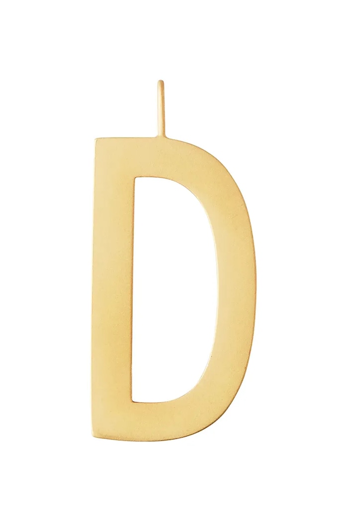 Επιχρυσωμένο ασημένιο μενταγιόν Design Letters ασήμι χρυσαφί 90201001D
