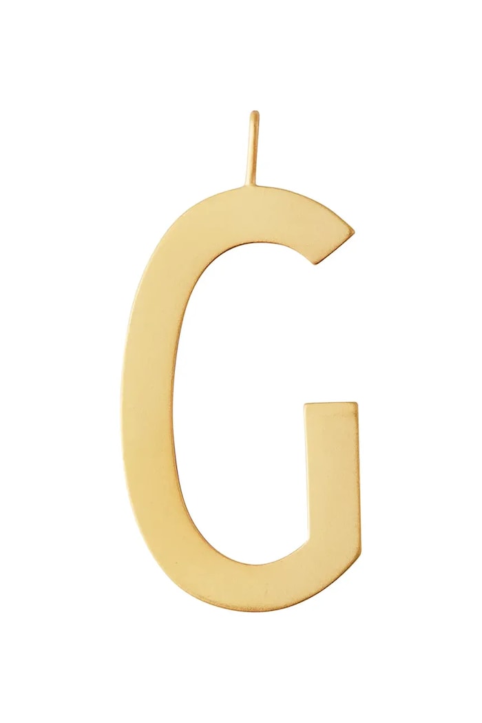 Επιχρυσωμένο ασημένιο μενταγιόν Design Letters ασήμι χρυσαφί 90201001G