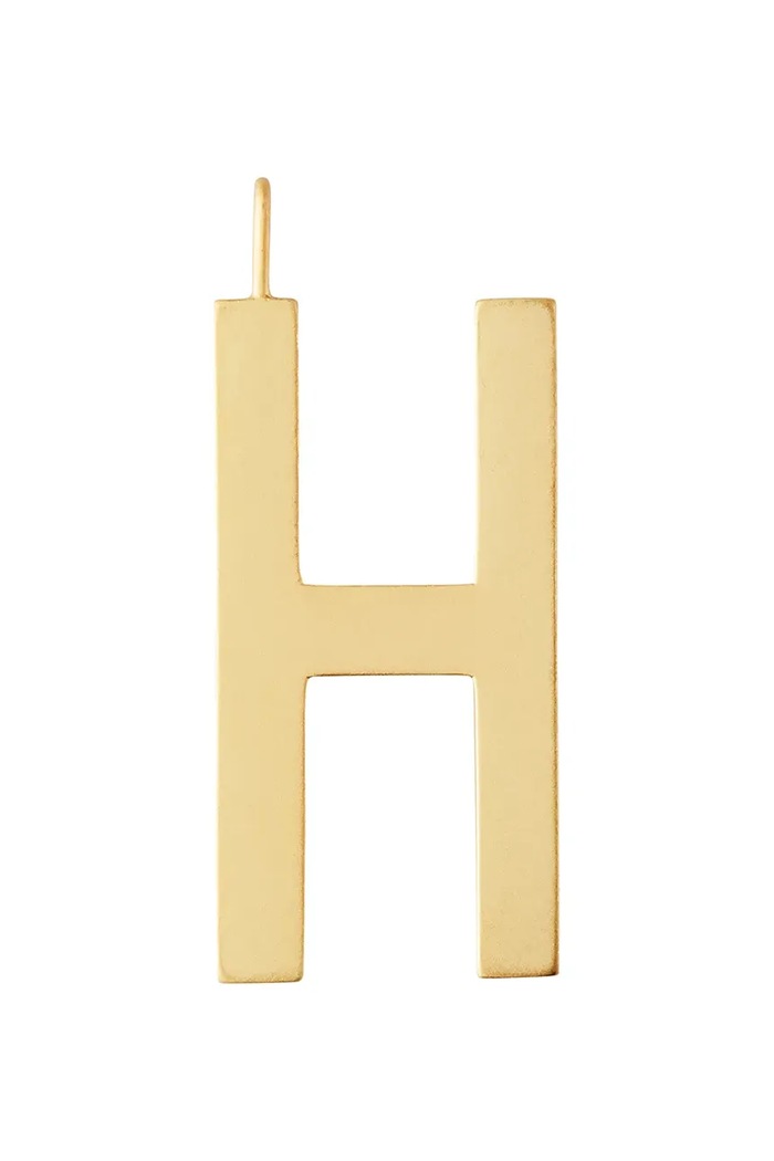 Privjesak od pozlaćenog srebra Design Letters srebro zlatna 90201001H