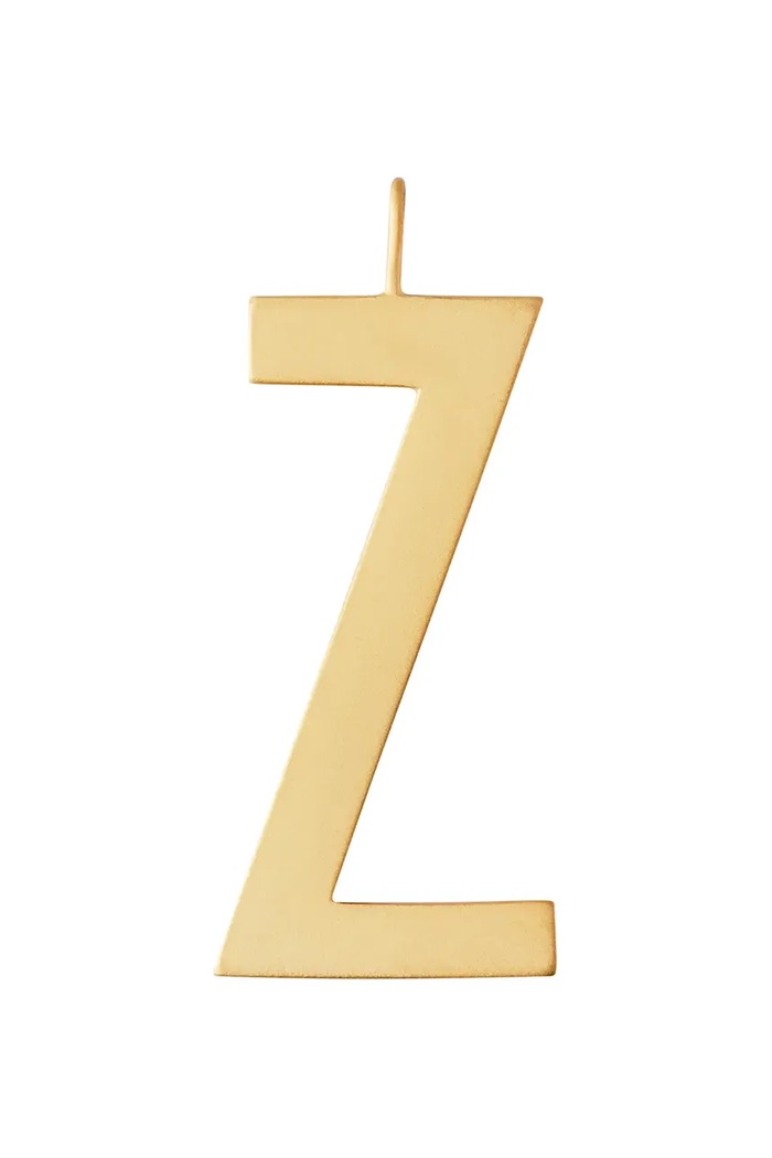 Privjesak od pozlaćenog srebra Design Letters srebro zlatna 90201001Z