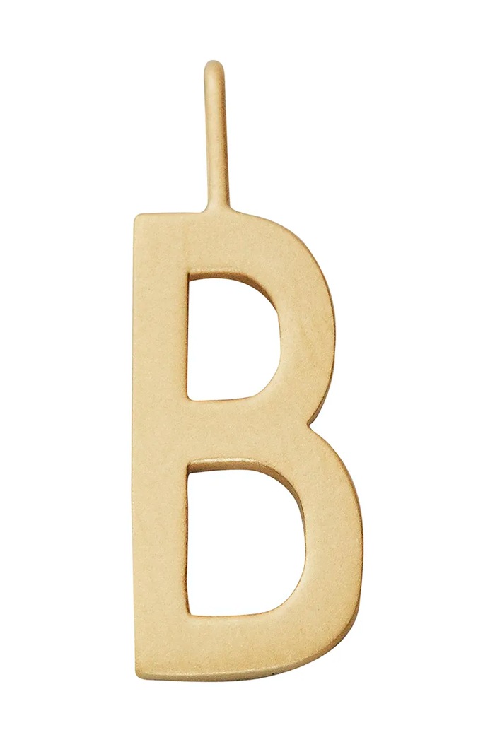 Pozlacený stříbrný přívěsek Design Letters stříbro zlatá 90201544B