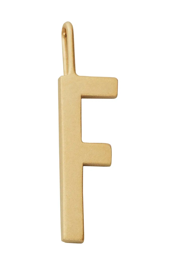 Privjesak od pozlaćenog srebra Design Letters srebro zlatna 90201544F