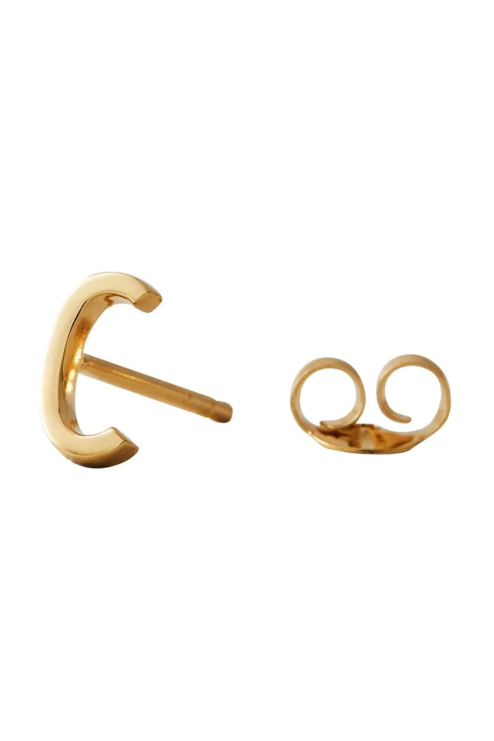 Design Letters cercel din argint placat cu aur argint aur 90401001C