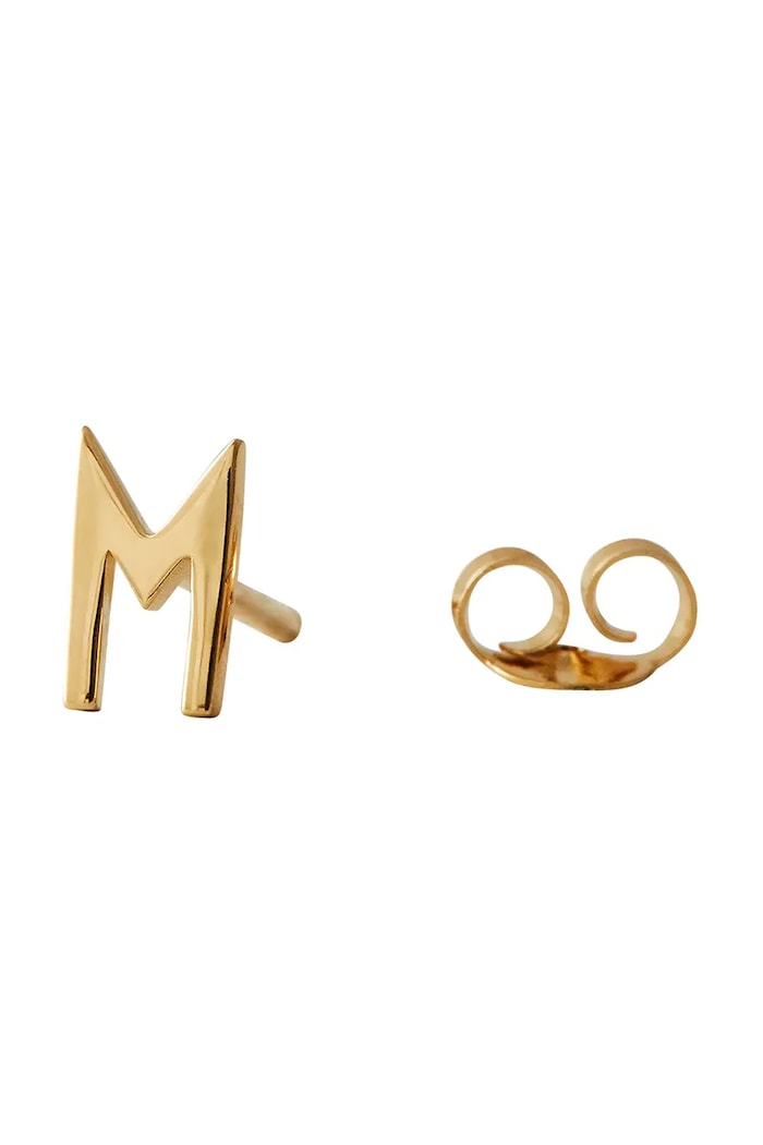 Design Letters Cercel de argint aur 90401001M