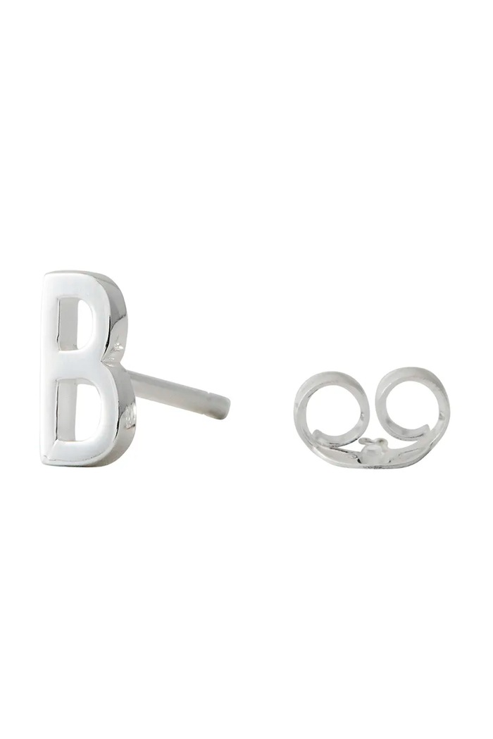 Ασημένιο σκουλαρίκι Design Letters ασήμι ασημί 90401000B