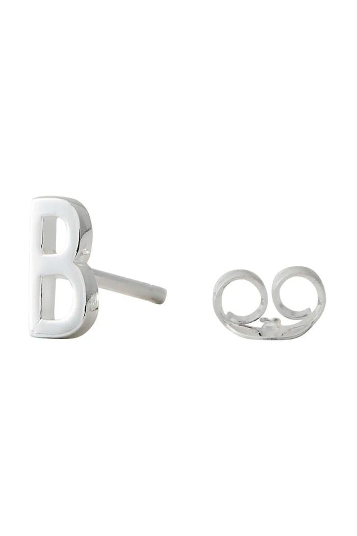 Ασημένιο σκουλαρίκι Design Letters ασήμι ασημί 90401000B