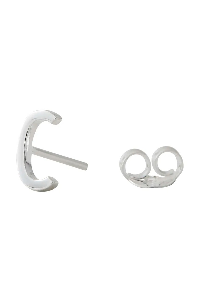 Ασημένιο σκουλαρίκι Design Letters ασήμι ασημί 90401000C