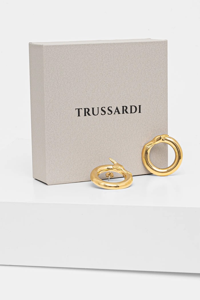 Dodatki Uhani Trussardi T-HERITAGE TJAXB11 zlata
