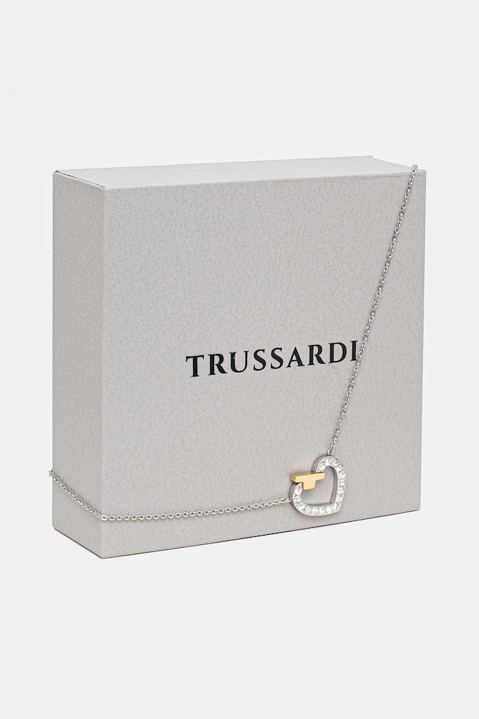 Dodatki Ogrlica Trussardi T-LOGO TJAXC44 srebrna