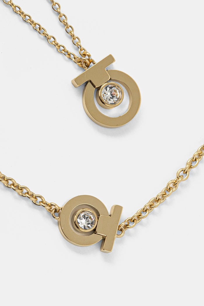 Κολιέ και βραχιόλι Trussardi T-LOGO TJAXC66 χρυσαφί AA00