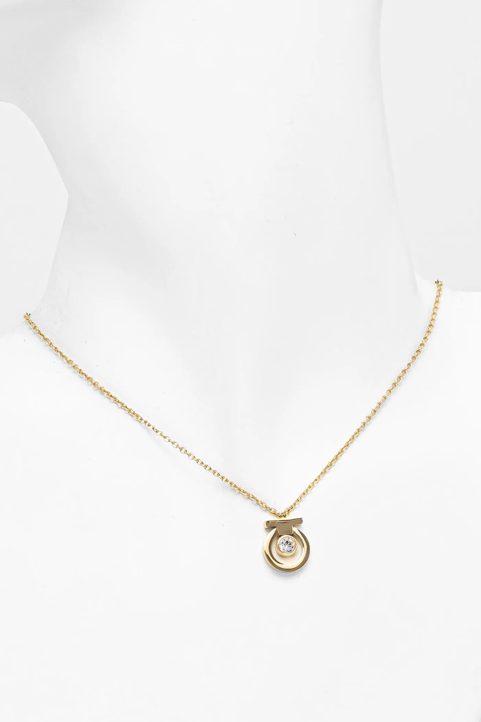 Κολιέ και βραχιόλι Trussardi T-LOGO χρυσαφί TJAXC66