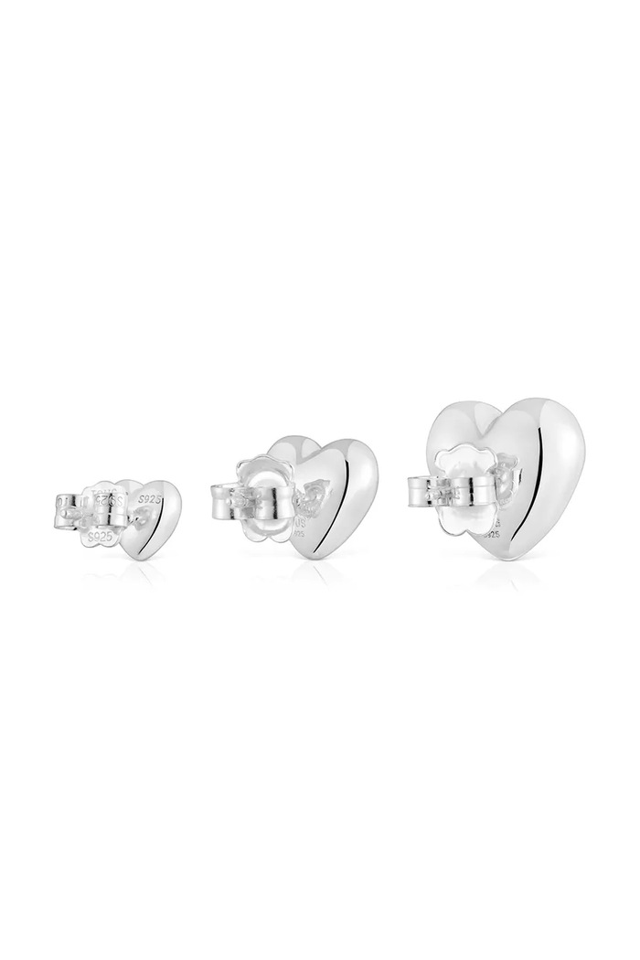 Akcesoria Tous kolczyki srebrne 3-pack 1004326600 srebrny