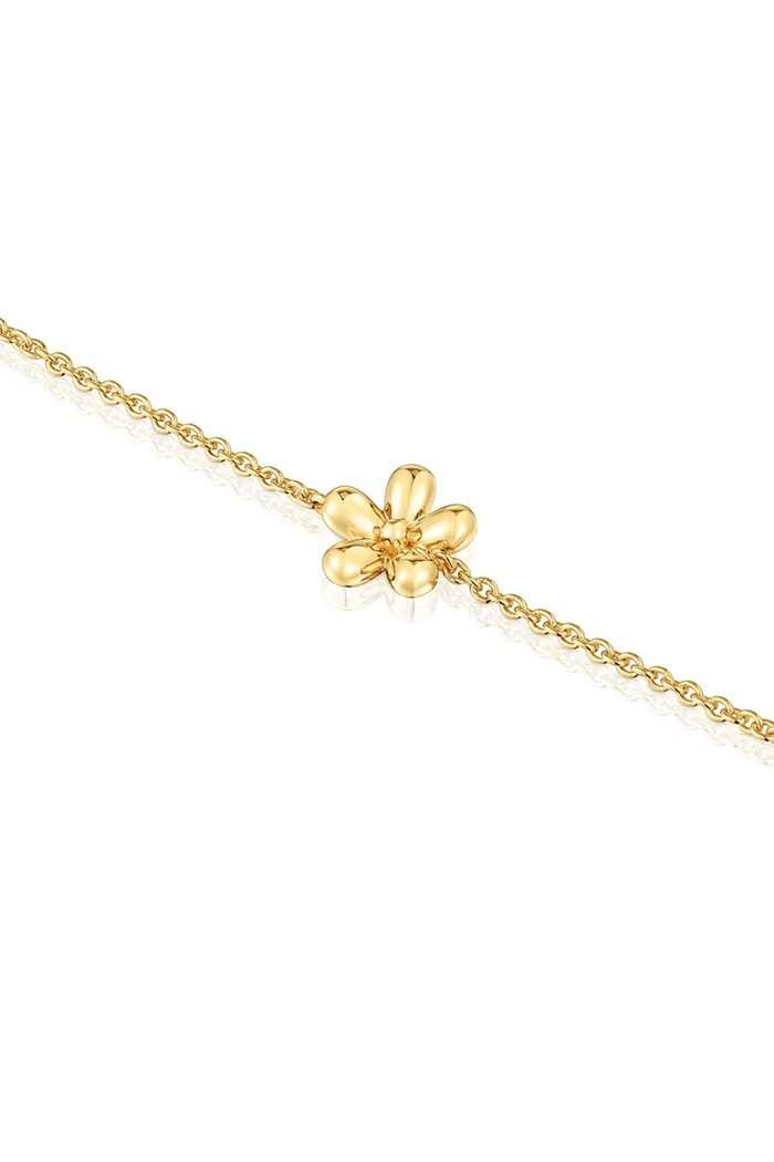 Accesorii Tous Bratara din argint placata cu aur 1004318300 argintiu